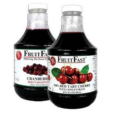 1 QUART Tart Cherry & 1 QUART Cranberry