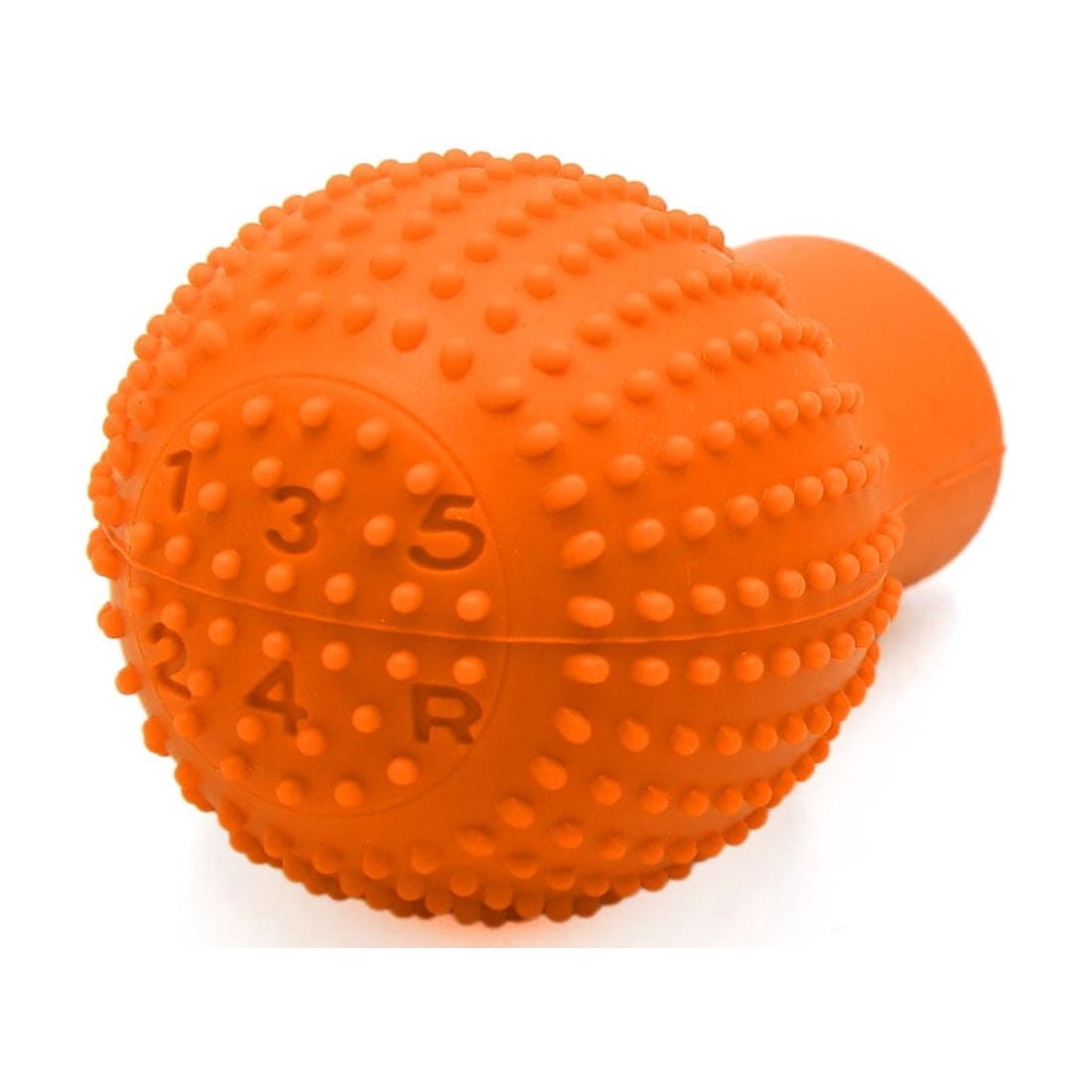 Unique Bargains Silicone Nonslip Car Manual Gear Shift Lever Knob Protective Cover Orange
