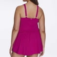 thumbnail image 2 of Plus Size Live In Color Underwire Swim Dress Swimsuit, 2 of 4