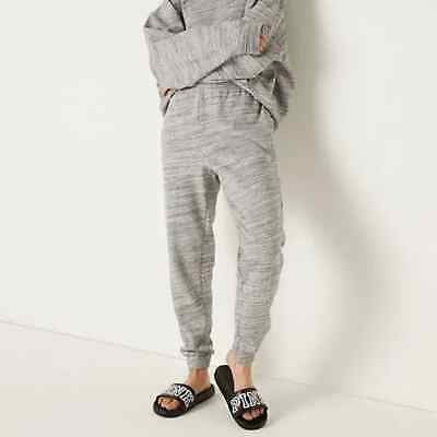 Victoria's Secret PINK Women's High Waist Campus Jogger Pants Heather Gray M NWT