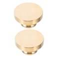 thumbnail image 6 of WORGEOUS 2Pcs Round Golden Brass Wax Seal Stamp Head for Craft Enthusiasts and Design, 6 of 8