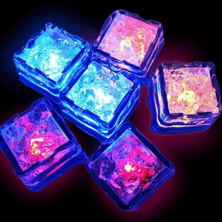 Light Up LED Ice Cubes with Custom Printing