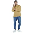 thumbnail image 2 of Atasi Indian Mens Short Kurta Henley Shirt Long Sleeve Mandarin Collar Shirt, 2 of 7