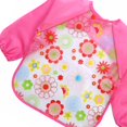 thumbnail image 5 of TureClos Lovely Baby Bibs Infant Long Sleeve Waterproof Baby Feeding Smock Children Plastic Coverall Bib Toddler Scarf, 5 of 5