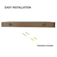 thumbnail image 4 of ITY International - Ensemble de 3 Petites Tablettes Murales Flottantes, 16 Pouces x 5.1 Pouces x 1.5 Pouces, Noir, 4 of 6