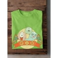 thumbnail image 3 of Cartoon Hungry Ghost Festival T-Shirt Men -Image by Shutterstock, Male 5X-Large, 3 of 4