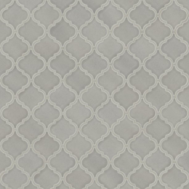 Azulejo de Pared MSI Cerámico Arabesco Esmaltado 35x45 cm Gris Paloma