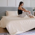 thumbnail image 2 of SLASHOP FURRFREE Bamboo Viscose Fitted Sheet, Pet Hair Resistant, Queen, 2 of 5