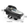 thumbnail image 4 of Bicycle Phone Holder Bag, Front Frame, Waterproof Bicycle Handlebar Bag,Touchscreen Sensitive for Case for1Ph0ne11, XS, 4 of 10