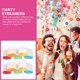 thumbnail image 1 of HONMEET 10Ud Papel Streamers De Mano Multicolor Para Fiesta Alegre Y Fácil De, 1 of 6