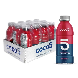 Coco5, Sports Hydration Drink, 16.9 Oz (Pack 12), Orange Flavor