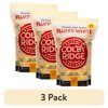 (3 pack) Colby Ridge Fluffy White Half Salt Gourmet Craft Popped Gluten Free Popcorn Snack Sized Large Pouch (2 Gallons = 34 Cups)
