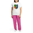 thumbnail image 4 of CafePress - Four Provinces Shield Women's Light Pajamas - Women's Short Sleeve Print T-Shirt and Pants Light Cotton Pajama Set, 4 of 7