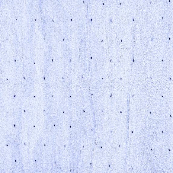 Ahgly Company Indoor Square Solid Blue Modern Area Rugs, 4' Square