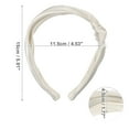 thumbnail image 3 of Unique Bargains 1 Pc Fashion Elegant Knotted Headband for Women for Girls 5.91"x1.77" Beige, 3 of 4