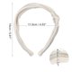 thumbnail image 3 of Ofertas Únicas 1 Pc Diadema Clásica Elegante Anudada para Mujeres y Niñas 5.91"x1.77" Beige, 3 of 4
