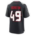 thumbnail image 3 of Men's Nike Tucker Addington  Navy Houston Texans Team Game Jersey, 3 of 6