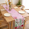 thumbnail image 3 of Valentine's Day Table Runner - 36 Inch Long, Kitchen Dining Table Runner Dresser Scarves, Pink Red Roses Love Heart Eucalyptus Gradient Farmhouse Decor for Coffee Tables Wedding Party Banquet, 3 of 8