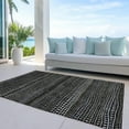 thumbnail image 6 of Addison Rugs Chantille Indoor/Outdoor Transitional Stripes Taupe Washable Rectangle Rug, 8' x 10', 6 of 6