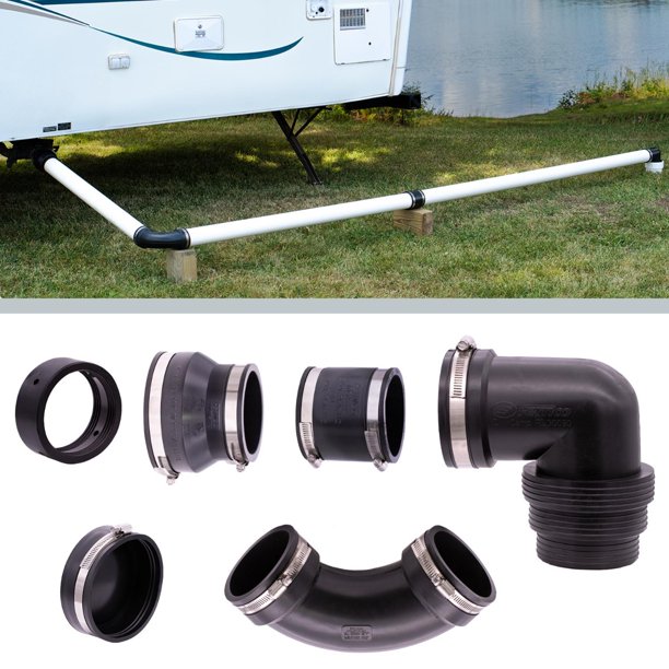 Fernco QwikCamp RV and Camper Sewer Waste Plumbing Connection System