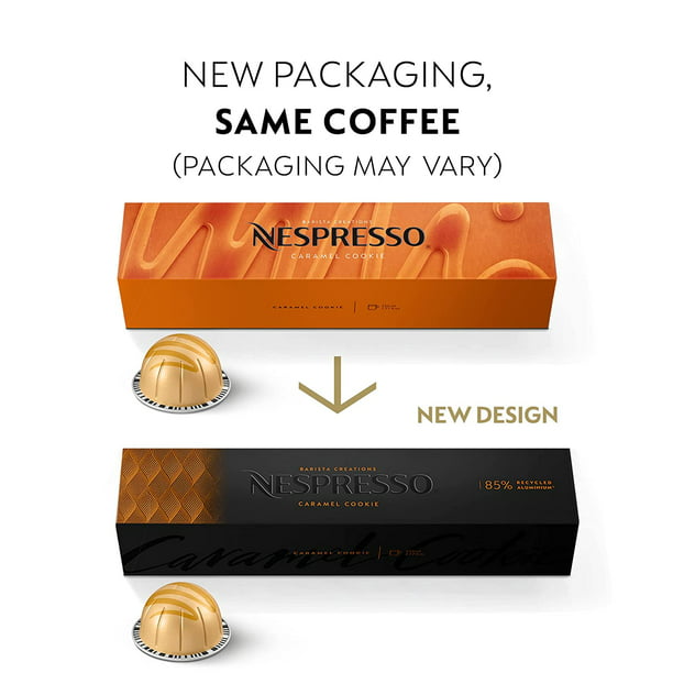 Nespresso Capsules VertuoLine, Barista Flavored Pack, Mild Roast Coffee, 30 Coffee Pods, Brews 7.77 Ounce - Walmart.com