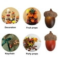 thumbnail image 7 of 50Pcs/Set 3cm Artificial Acorn Decor Fake Nutty Craft Acorns Acorn with Natural Acorn Cap Fruit Props Simulation Mini Acorns for Fall Home Kitchen Decor Autumn Thanksgiving, 7 of 7