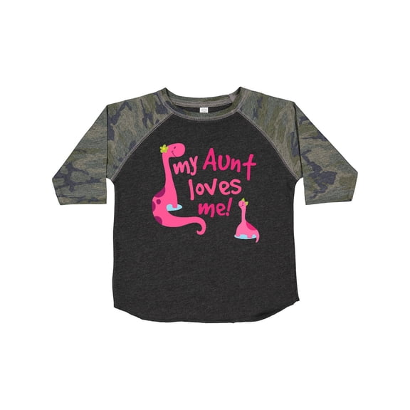 Inktastic My Aunt Loves Me Girls Toddler T-Shirt