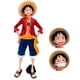 thumbnail image 1 of The 28cm One Piece Figure Confident Smiley Luffy Three Form Face Changing Doll Action Figurine Model, 1 of 5