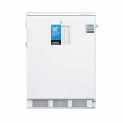 Summit VT65ML7PLUS2 White 33.5" x 23.63" x 23.5" Medical Undercounter Freezer with One Section - 3.2 Cu. Ft, 115 Volts