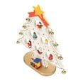 thumbnail image 2 of Adorno de Escritorio de Árbol de Navidad de Madera ANGGREK Compuesto de Madera Respetuosa Con El Medio Ambiente Con 8 Campanas, 2 of 8