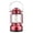 Red, variant on Yucurem Retro LED Outdoor Retractable Ambient Lights, Portable Electric Lantern with Handle, Vintage USB Charging 360 Degree Rotation Lights for Camping Hiking Running (Black)