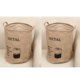 thumbnail image 1 of Cesta de almacenamiento JM vintage arpillera redonda 2 piezas, 1 of 5