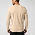 thumbnail image 4 of Samdudou Mens T Shirts Long Sleeve Crewneck Casual Basic Tees Everyday Layering Undershirts Lightweight Athletic Training Tops Classic Daily Workout Pullover Apparel, 4 of 7
