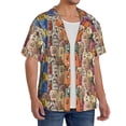 thumbnail image 4 of Disketp Men's Hawaiian Funny Dogs Family Print Shirts Button Down Holiday Beach Shirts-Medium, 4 of 7