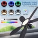 thumbnail image 2 of Ventilador de techo Kviflon con luces y mando a distancia 132 cm, 2 of 9