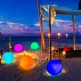thumbnail image 5 of Light Up Beach Balls,Led Beach Ball,Pool Beach Games Balls for Outdoor Indoor Activities,Pool Beach Decorations,Glow in Dark Balls Party Supplies,Inflatable Light Up Ballon Floating Pool Light, 5 of 8