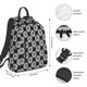 thumbnail image 2 of Fotbe White Sunflowers Mochila Ligera para Hombres y Mujeres - Duradera y Resistente al Agua, Ideal para Escuela, Trabajo, Viajes y Uso Diario, 2 of 7
