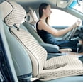 thumbnail image 4 of Juego de cojines de coche de alta calidad con espuma viscoelástica, soporte lumbar para el cuello y la espalda, cojín para asiento de conducción, oficina y hogar, 4 of 5