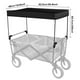 thumbnail image 3 of Awning Canopy for Garden Wagon Attachment Sun Shade Cover Trolley, 3 of 5