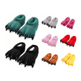 thumbnail image 2 of Children Cute Animal Paw Slippers Soft Fuzzy Plush Closed Toe Indoor Slippers Stable Sole Funny Cosplay Footwear For Autumn Winter Daily Bedroom Use Red, 2 of 8