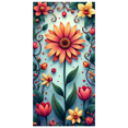 thumbnail image 3 of Floral Backdrop Banner Flower Arrangement Background for Wedding Party Photography Props Decoration Event Romantic Setting Elegant Roses Garden, 3 of 4