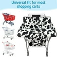 thumbnail image 5 of Shopping Cart Cover for Baby,2-in-1 High Chair Cover Soft,Portable, and Machine Washable,Comfortable Cotton Seat Pad with Safety Harness and Portable Cloth Bag,Fits All Supermarkets and Restaurants, 5 of 6