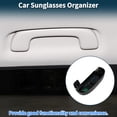 thumbnail image 3 of Estuche para gafas de sol de automóvil Unique Bargains para Renault Arkana 2021 2022, soporte para gafas de sol, caja de almacenamiento, plástico ABS negro, 1 juego, 3 of 7