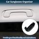 thumbnail image 3 of Estuche para gafas de sol de automóvil Unique Bargains para Renault Arkana 2021 2022, soporte para gafas de sol, caja de almacenamiento, plástico ABS negro, 1 juego, 3 of 7