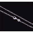 thumbnail image 3 of EOEMY 5Pcs 16-30” Wholesale Jewelry Lot 925 Silver Figaro Chain Necklace For Pendant-22, 3 of 4