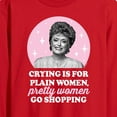 thumbnail image 2 of Golden Girls - Crying Is For Plain Women - Men's Long Sleeve T-Shirt, 2 of 4