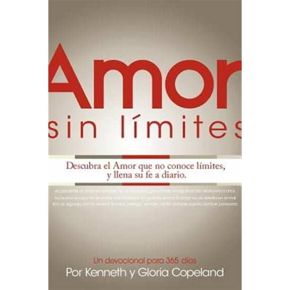 Pre-Owned Amor Sin Limites Devocional: Limitless Love Devotional (Paperback) 1604632399 9781604632392