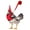 Red, variant on dajkiuy Chicken Harness with Leash,Adjustable Easter Chicken Harness – Adjustable, Resilient, Comfortable, Breathable, Small, Suitable ,Red