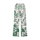 thumbnail image 4 of Pantalones Casuales de Mujer de Impresión Floral Cintura Elástica Suelta, Pantalones de Pierna Ancha Recta con Bolsillos, 4 of 7