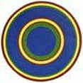 thumbnail image 2 of Joy Carpets Kid Essentials Ripples 78" x 109" Oval Indoor Area Rug in Color Primary, 2 of 2